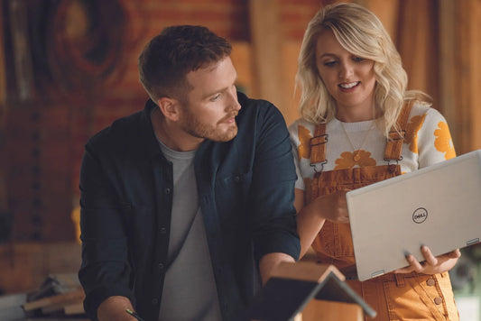 faye and jake co-founders of beevive working with dell technologies