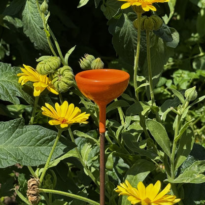 Hand-Forged Colourful Bee Watering Stations