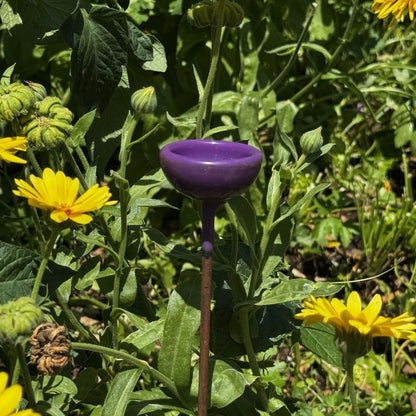 Hand-Forged Colourful Bee Watering Stations