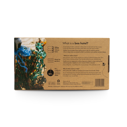 Habitat One - Bee Hotel Made From Traceable Marine Plastic