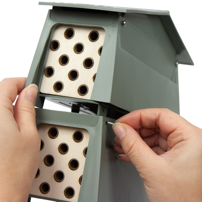 Habitat One - Bee Hotel Made From Traceable Marine Plastic