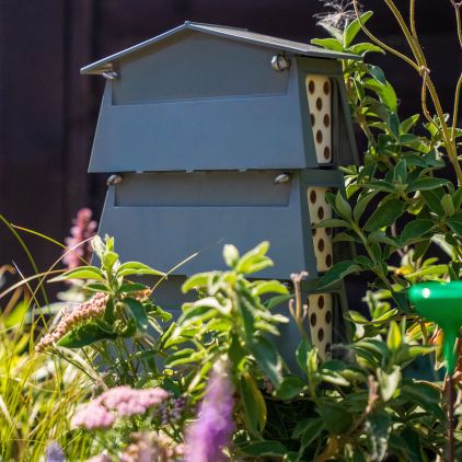Habitat One - Bee Hotel Made From Traceable Marine Plastic