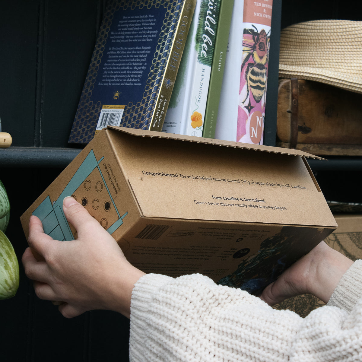 Habitat One - Bee Hotel Made From Traceable Marine Plastic