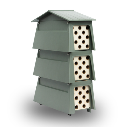 Habitat One - Bee Hotel Made From Traceable Marine Plastic