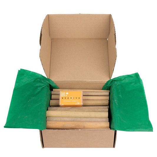 85mm bamboo lengths ideal for DIY tin bee hotels, approx 90 pieces so can be used for multiple projects