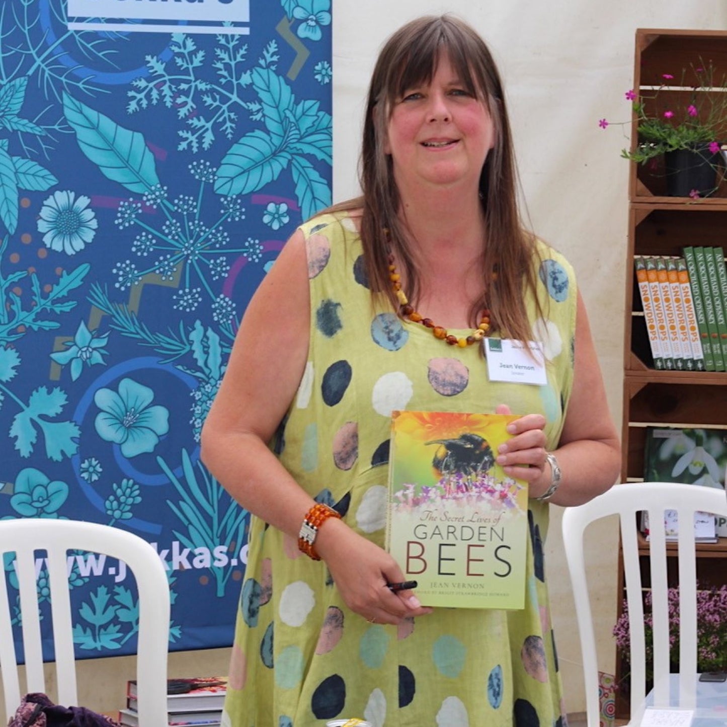 jean vernon author of the secret lives of garden bees book