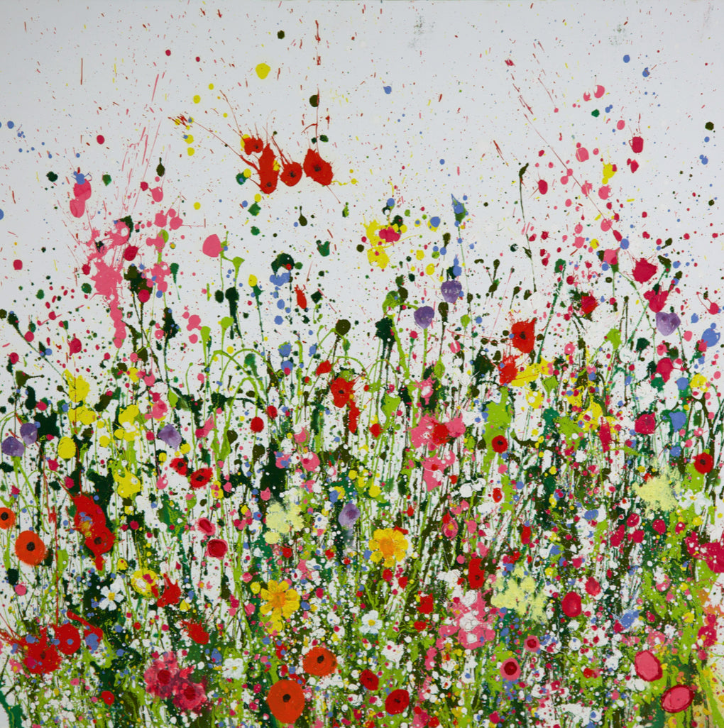 yvonne coomber artwork close up from artists meadow seedballs available from beevive