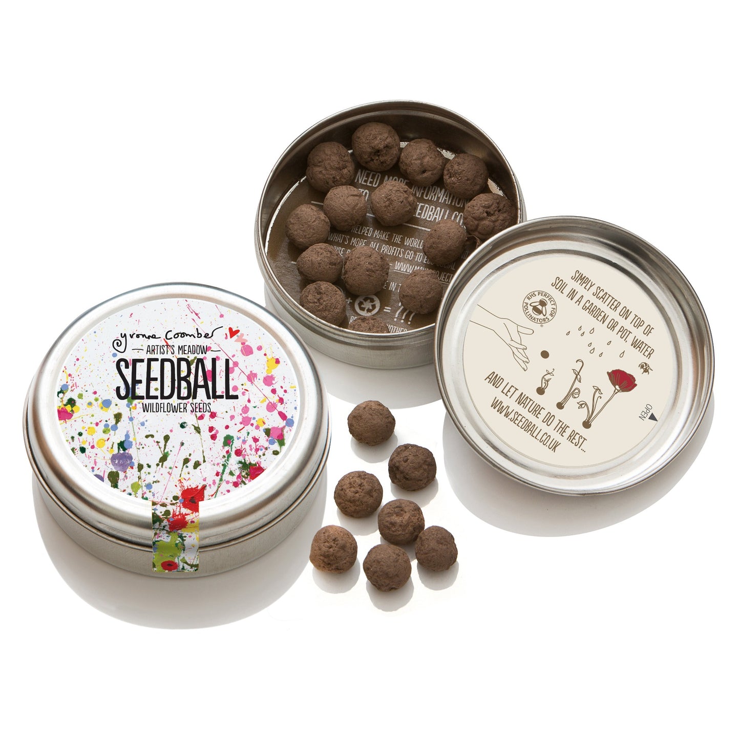 yvonne coombers artist meadow seedball wildflower seeds available from beevive